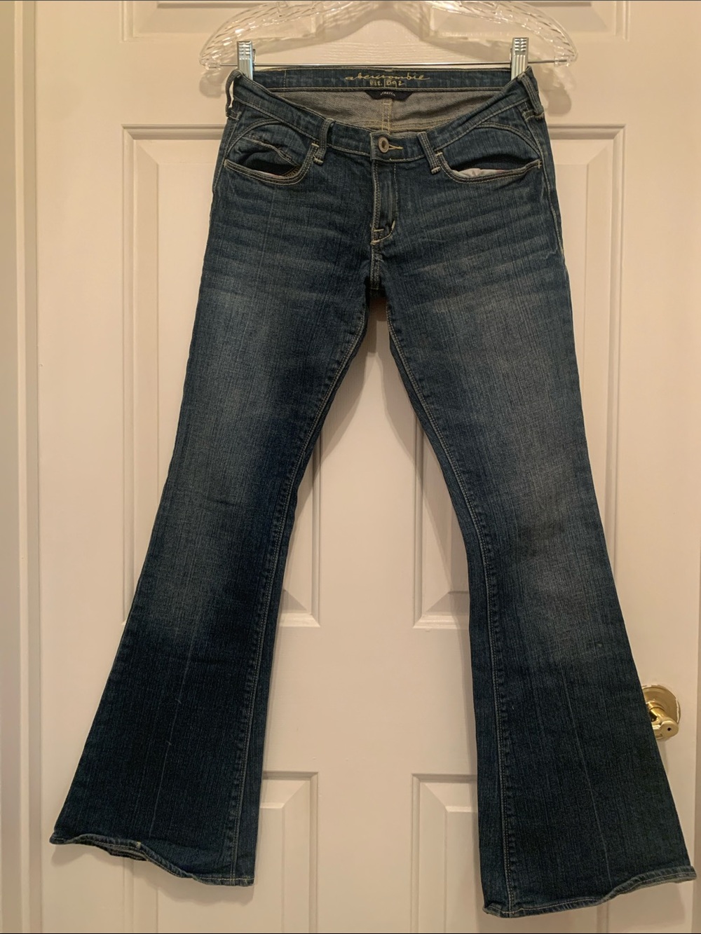 Abercrombie & Fitch Dark Blue Flare Jeans